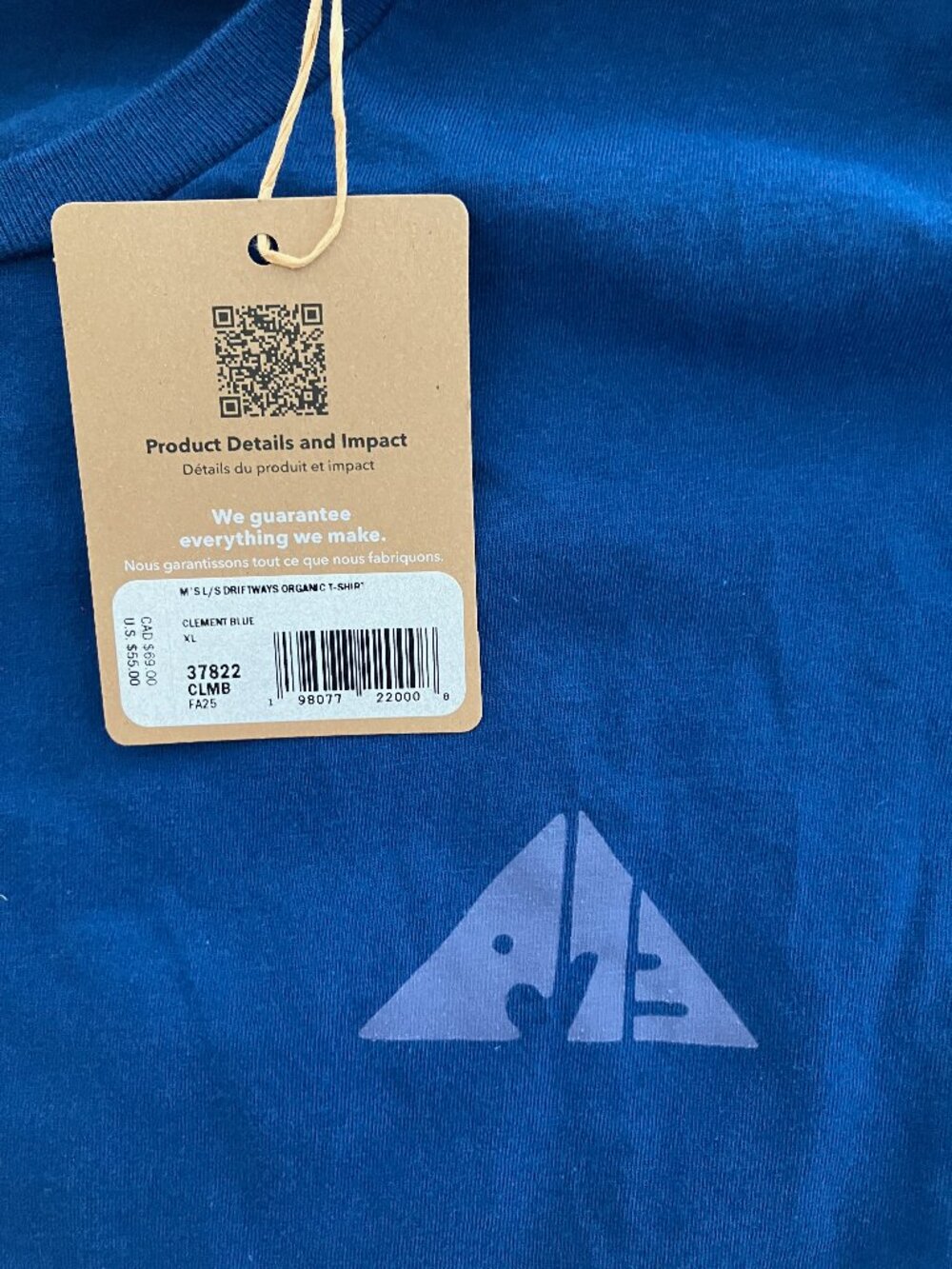 Patagonia men's Driftways Long Sleeve T-Shirts Size L & XL Blue NWT - Picture 5 of 14